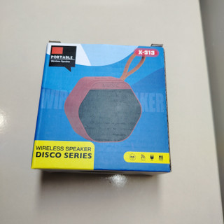 اسپیکر بلوتوثی قابل حمل مدل X-313 سری Disco با قابلیت TWS و پشتیبانی از فلش و مموری