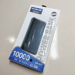 پاوربانک WISME مدل WS‑012 ظرفیت 10000 میلیآمپر با شارژ سریع 22.5 وات