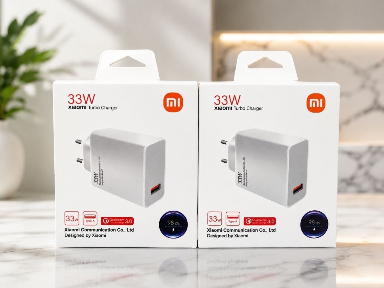 شارژر اصلی شیائومی ۳۳ وات (Xiaomi Turbo Charger) - فست شارژ QC 3.0