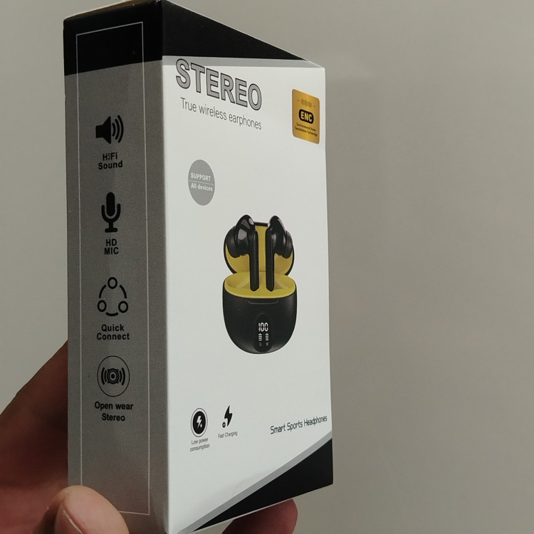 ایرپاد استریو True Wireless - هندزفری بلوتوثی با نویز کنسلینگ ENC و شارژ سریع قیمت عمده