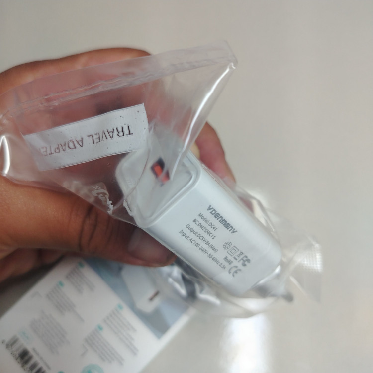 کلگی شارژر تک پورت VDENMENV مدل DC41 | آداپتور شارژ 1 آمپر ودنمن